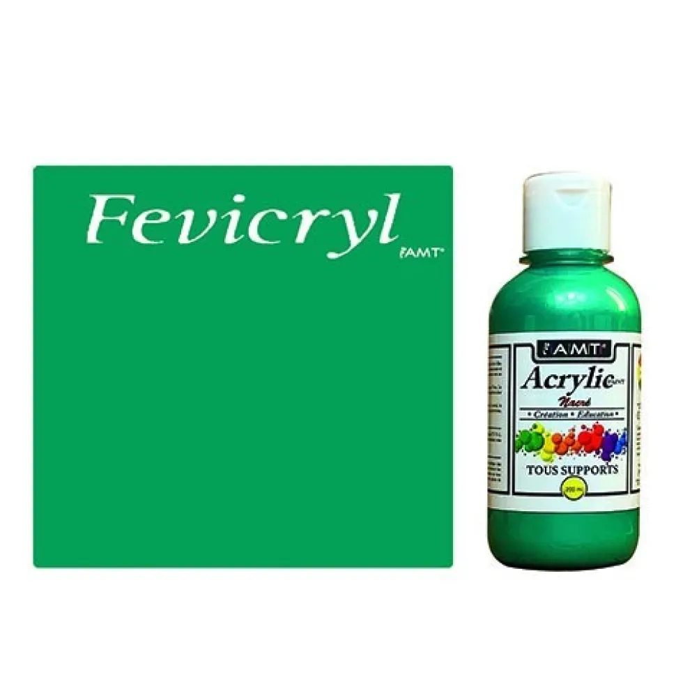 AMT Fevicryl Acrylique éducative & créative Vert Nacré (ACE247)