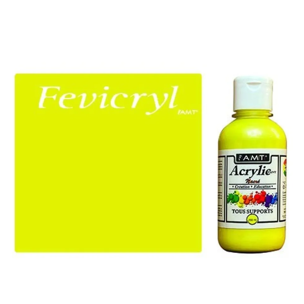 AMT Fevicryl Acrylique éducative & créative Jaune Nacré (ACE241)