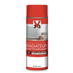 Aérosol Peinture De Rénovation V33 Radiateur Électroménager Blanc Mat