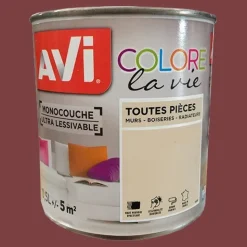 AVI Colore la Vie Peinture Toutes pièces Rouge passion