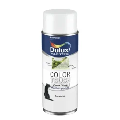 Bombe aérosol de peinture DULUX VALENTINE Color Touch Verre givré