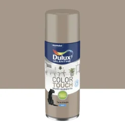 Bombe aérosol de peinture DULUX VALENTINE Color Touch Terre d'argile mat