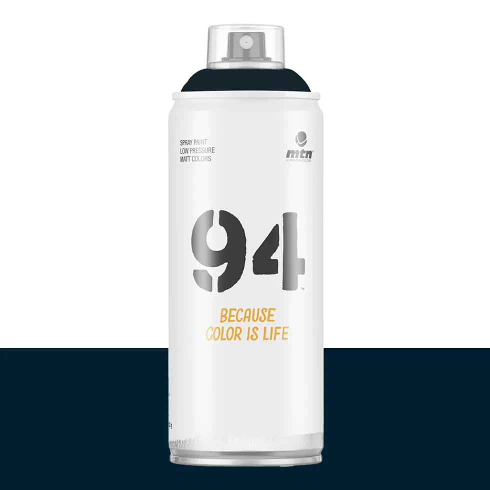 Bombe de peinture aérosol MTN 94 Bleu Poséidon (RV-163)