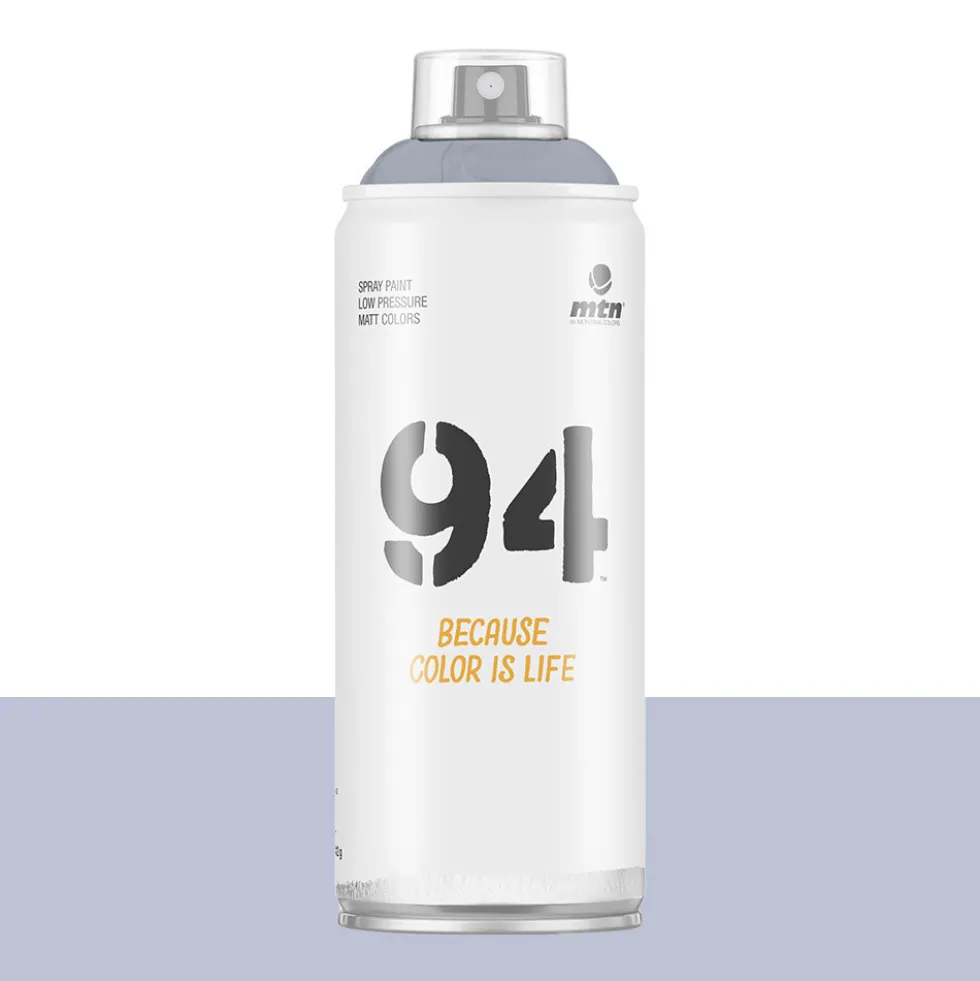 Bombe de peinture aérosol MTN 94 Gris requin (RV-307)