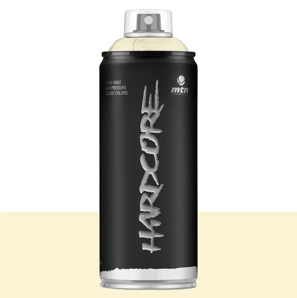 Bombe de peinture aérosol MTN Hardcore Blanc puchineli (RV-365)