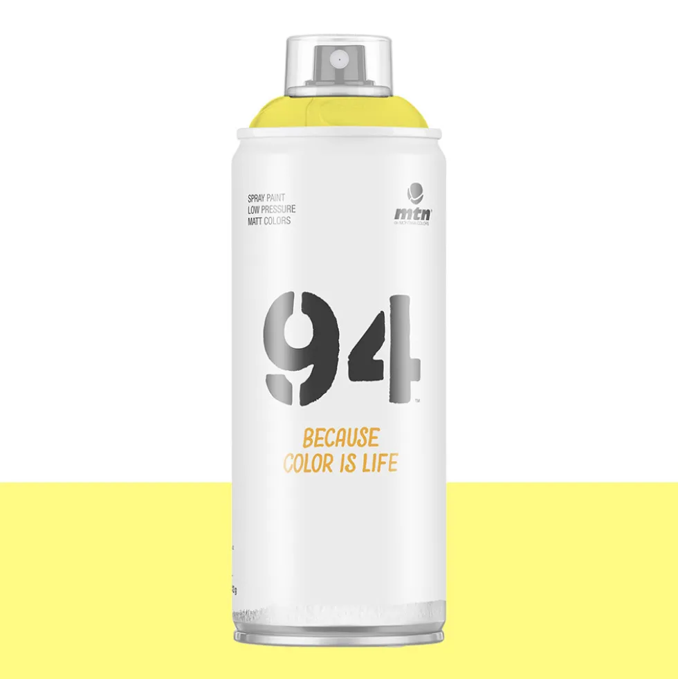 Bombe de peinture aérosol MTN 94 Jaune canari (RV-109)