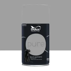 Bombe de Peinture murs & boiseries Dulux Valentine Pure Aluminium