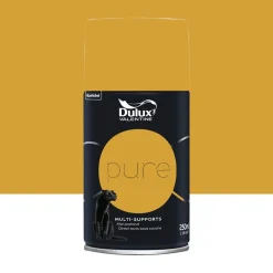 Bombe de Peinture murs & boiseries Dulux Valentine Pure Jaune