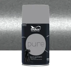 Bombe de Peinture murs & boiseries Dulux Valentine Pure Argent