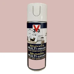 Bombe de peinture V33 Rénovation Multi-Supports Rose bohème