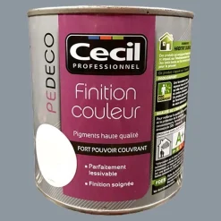 CECIL PE DECO Finition Couleur Gris acier Mat