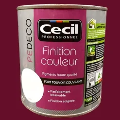 CECIL PE DECO Finition Couleur Rouge velours Mat