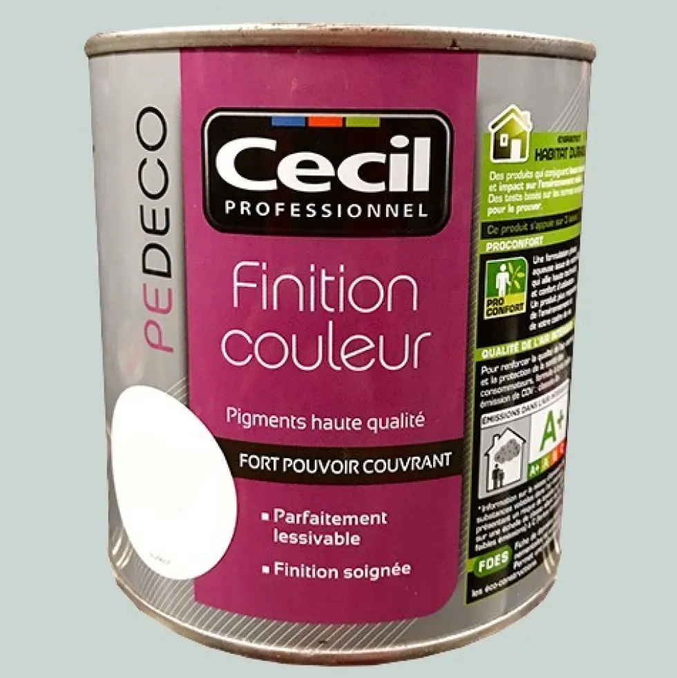 CECIL PE DECO Finition Couleur Gris platine Satin