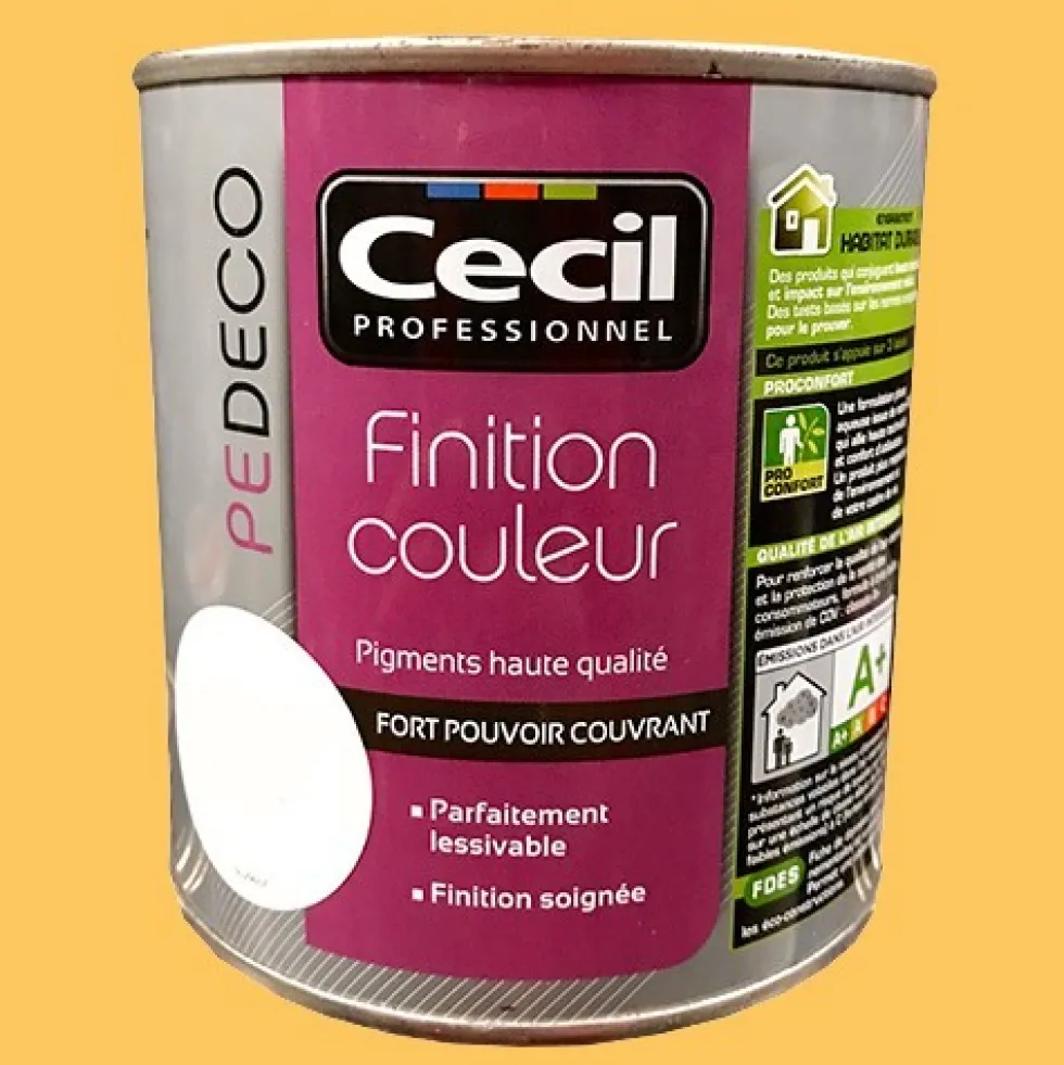 CECIL PE DECO Finition Couleur Tournesol Satin