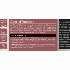 Cire d'abeilles LIBÉRON Chêne doré (pâte)