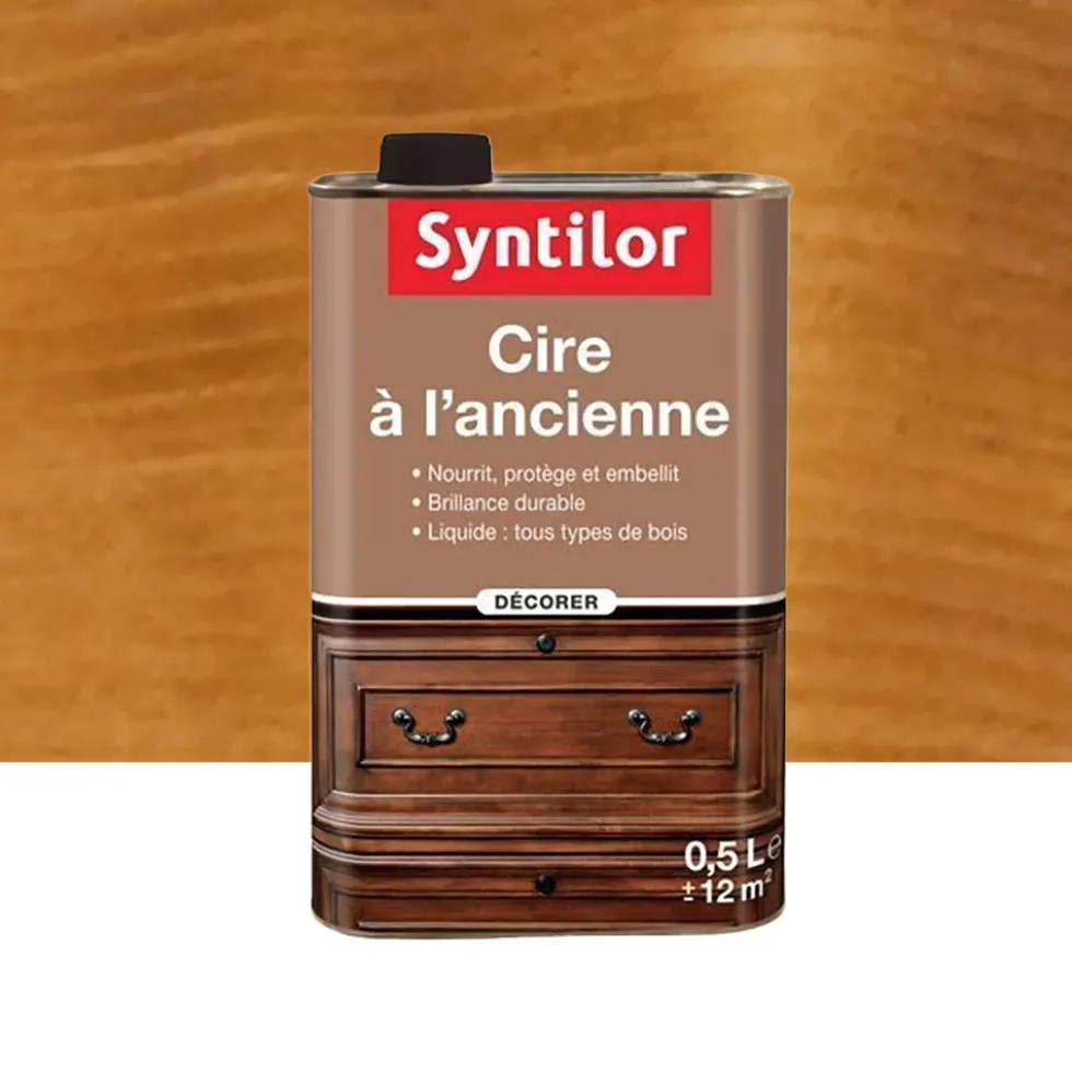 Cire à l'ancienne liquide Syntilor chêne moyen