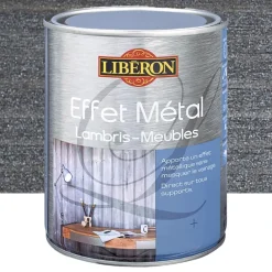Effet Métal Lambris-Meubles LIBÉRON Gris atelier