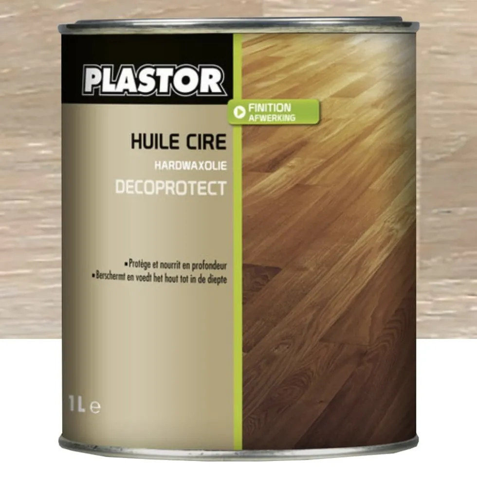 Huile Cire PLASTOR Decoprotect Blanc