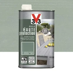 Huile Haute protection V33 Amande grisée