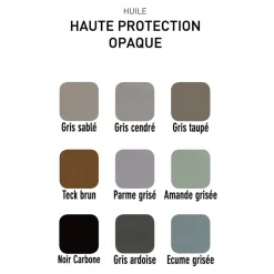 Huile Haute protection V33 Parme grisée