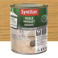 Huile parquet Biosourcée Syntilor Chêne