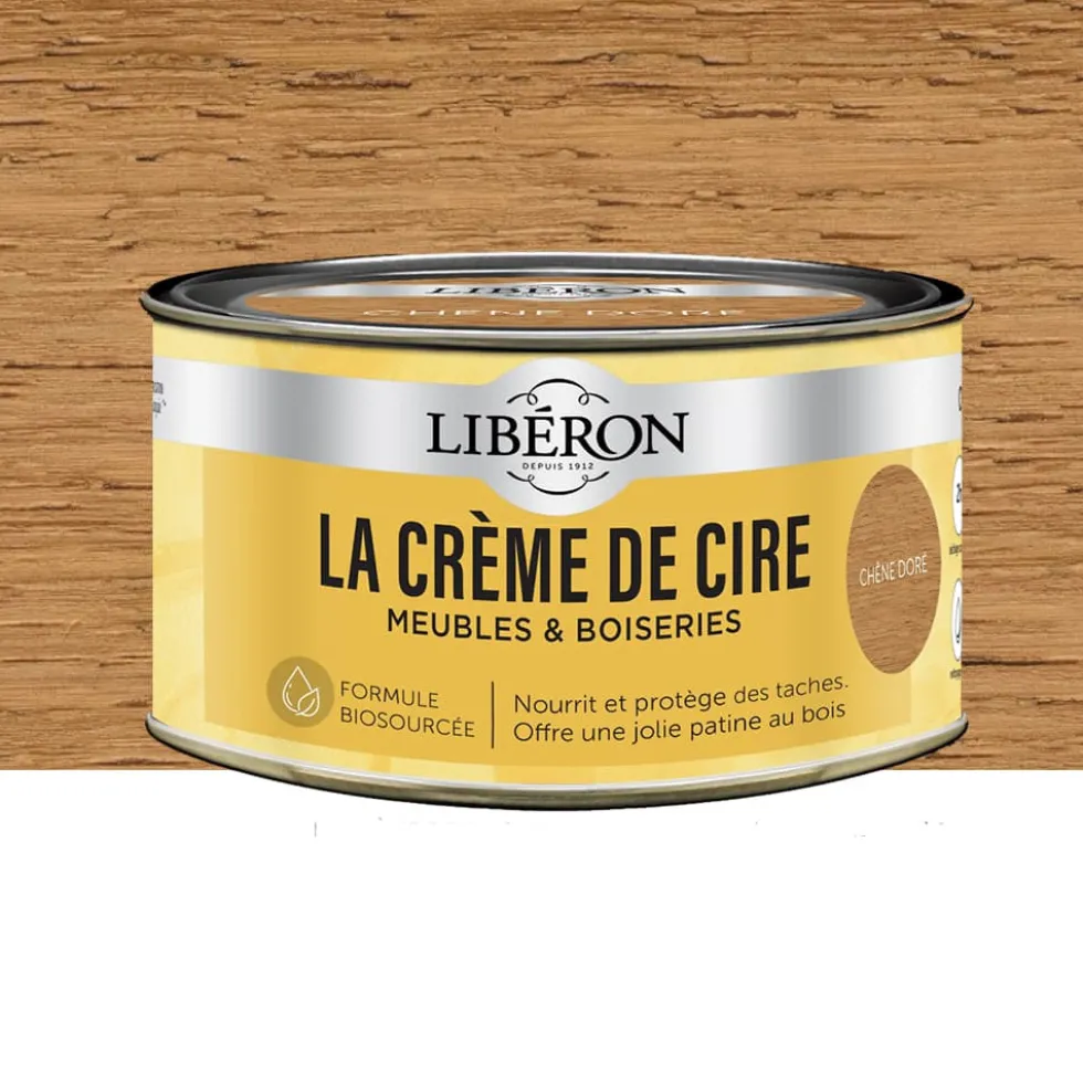 La crème de cire LIBÉRON Chêne doré