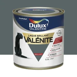 Laque brillant Dulux Valentine Valénite Anthracite