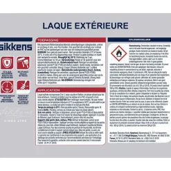 Laque Extérieure SIKKENS Satin Ton bois