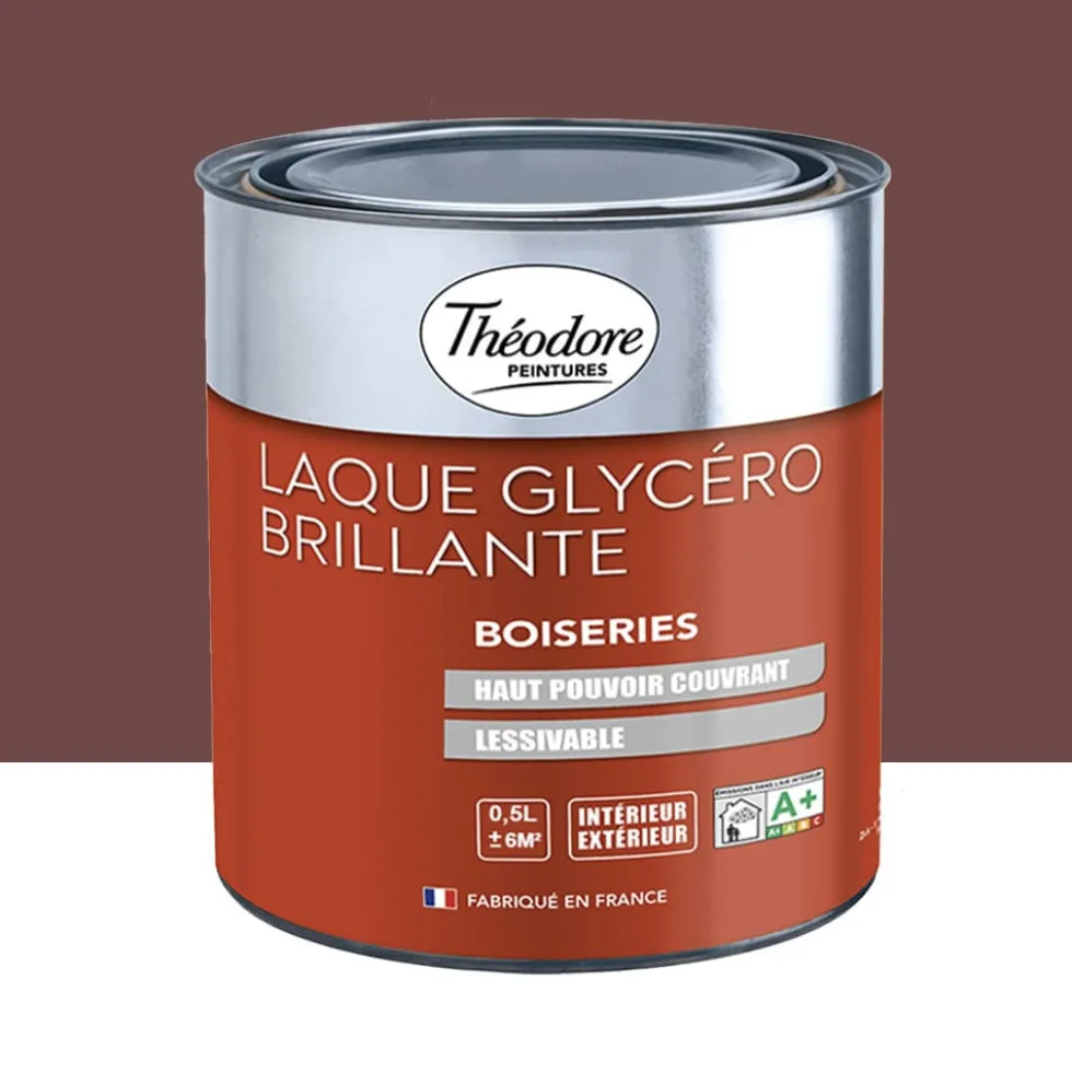 Laque Glycéro Brillante Théodore Rouge bordeaux