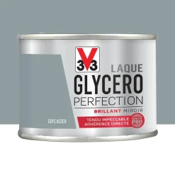 Laque Glycéro Perfection V33 Brillant Gris acier