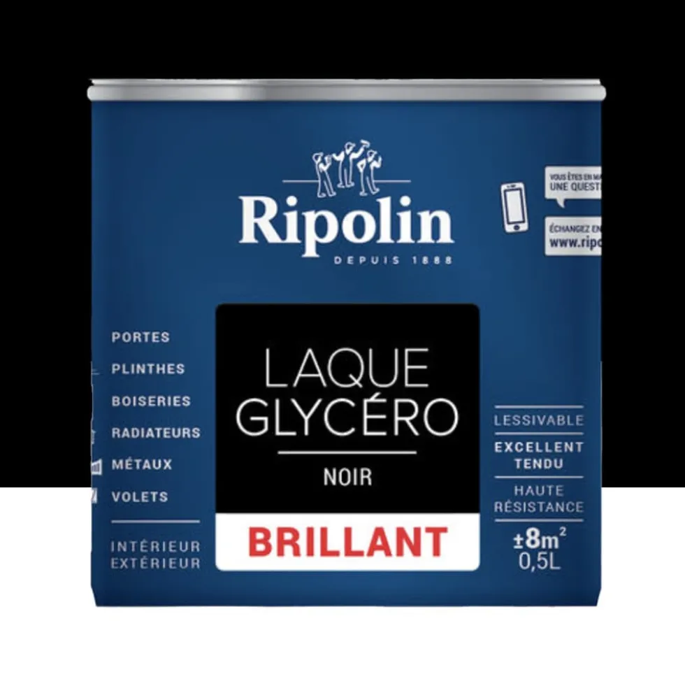 Laque Glycéro Ripolin Brillant Noir