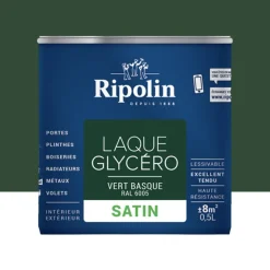 Laque Glycéro Ripolin Satin Vert Basque