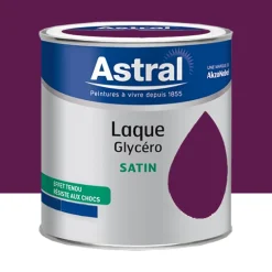 Laque Glycéro Satin ASTRAL Aubergine