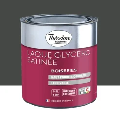 Laque Glycéro Satinée Théodore Noir