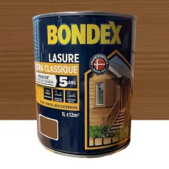 Lasure BONDEX Ultra Classique Fongicide 5 ans Chêne moyen