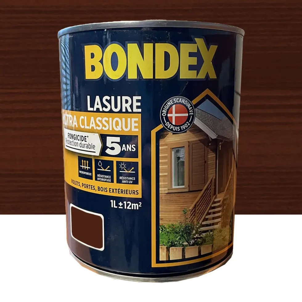 Lasure BONDEX Ultra Classique Fongicide 5 ans Chêne