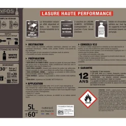 Lasure Climats Extrêmes 12ans Hautes performances V33 Incolore