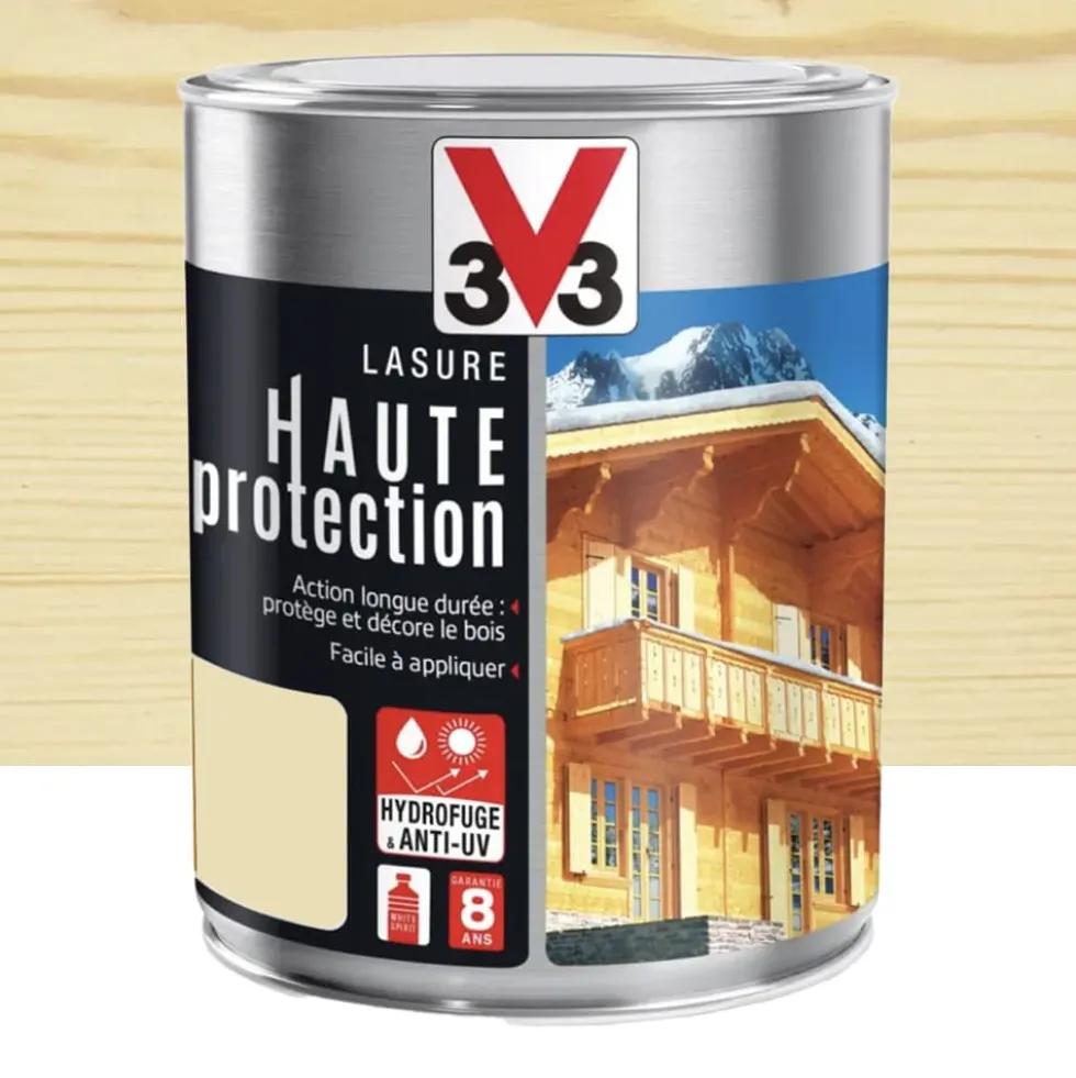 Lasure Haute Protection Glycéro 8ans V33 Naturel