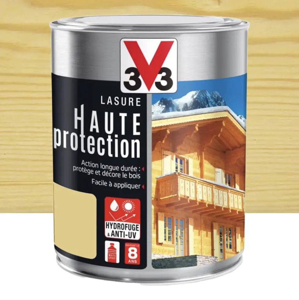 Lasure Haute Protection Glycéro 8ans V33 Pin scandinave