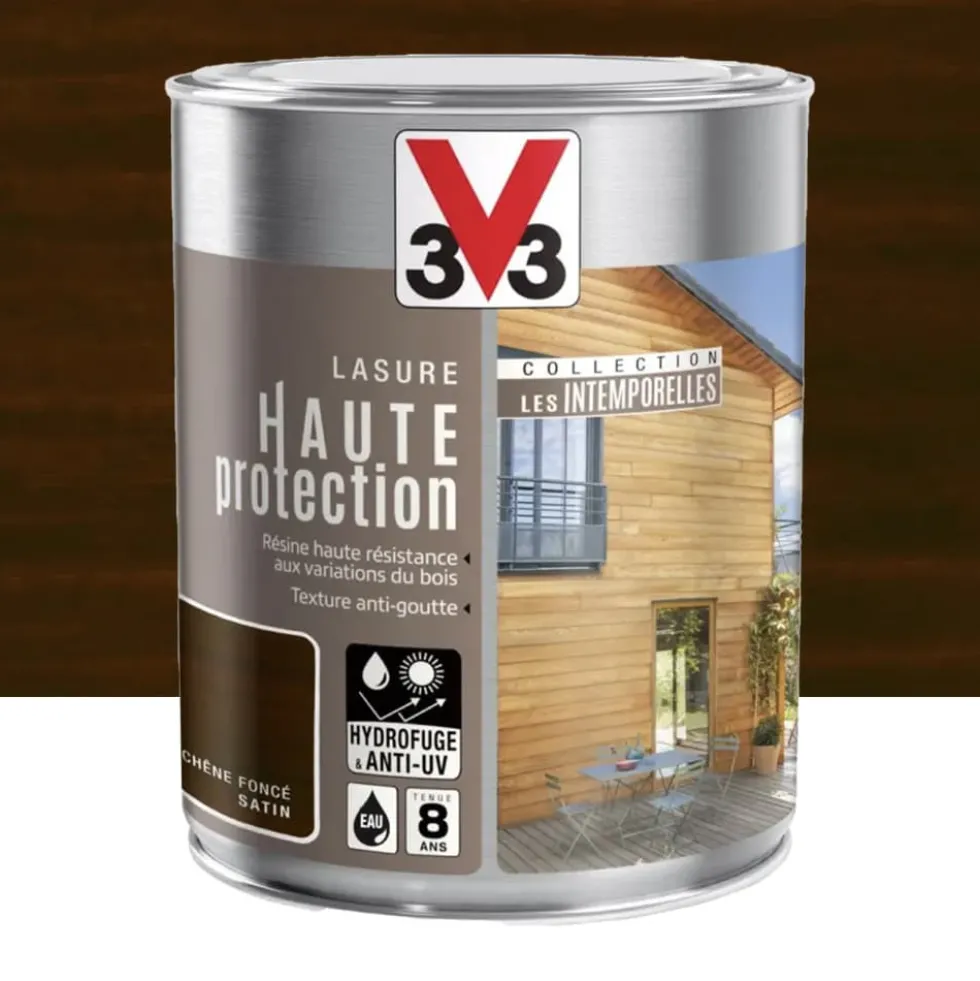 Lasure Haute Protection V33 Les Intemporelles Chêne foncé