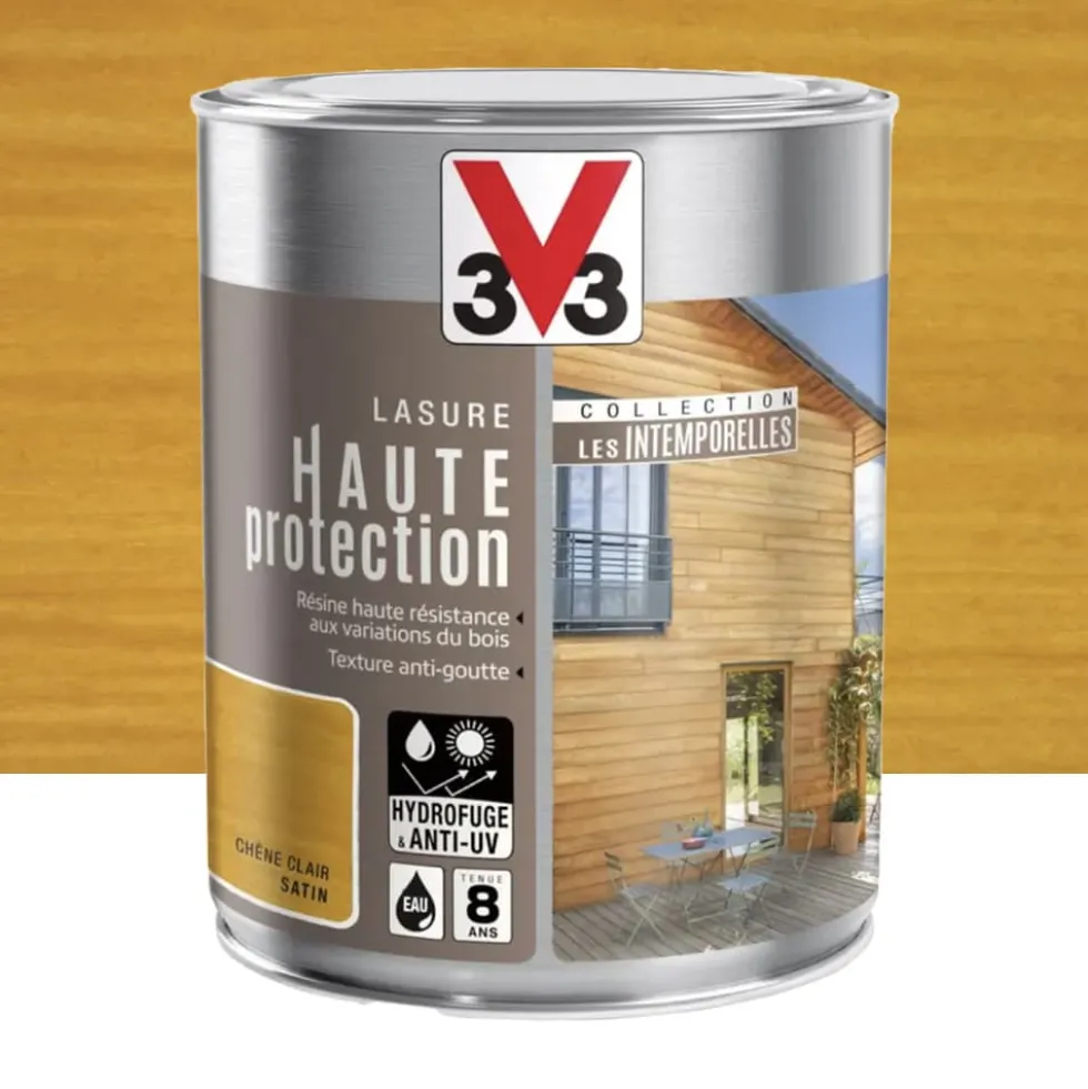 Lasure Haute Protection V33 Les Intemporelles Chêne clair