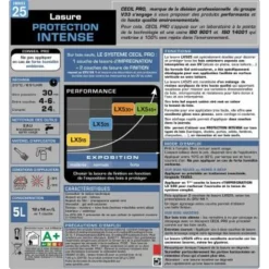 Lasure LX525 Protection Intense CECIL Chêne doré