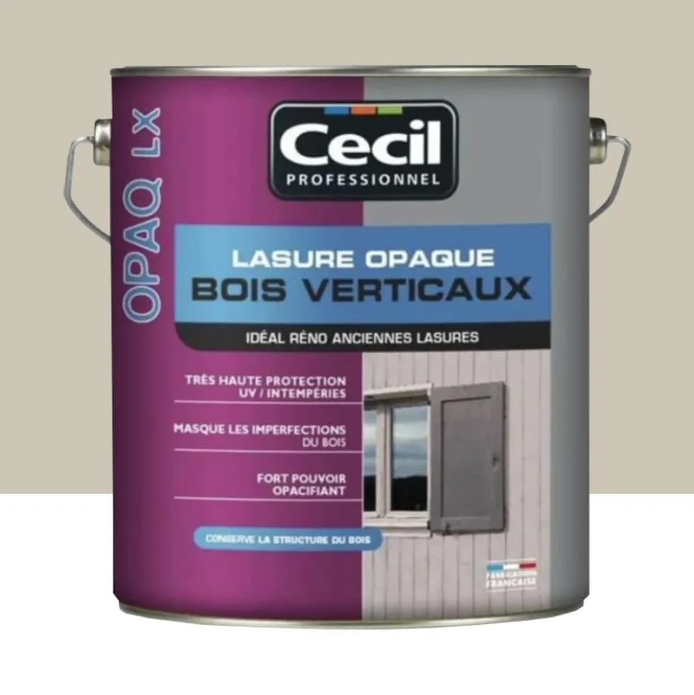 Lasure opaque Cécil OPAQ LX Grès