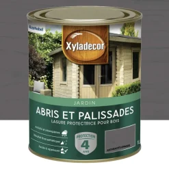 Lasure Xyladécor Abris et palissades Anthracite opaque