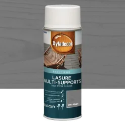 Lasure Xyladécor Multi-supports aérosol Gris urbain