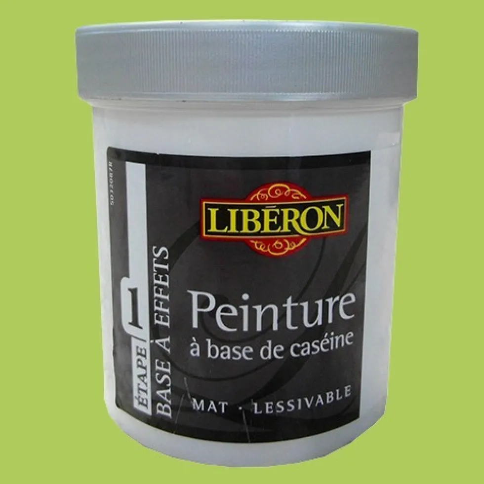 LIBÉRON Peinture à base de Caséine 0,5L Vert pop