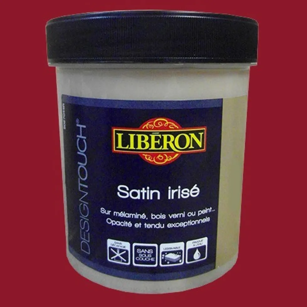 LIBÉRON Peinture Design Touch 0,5L Rubis Satin irisé