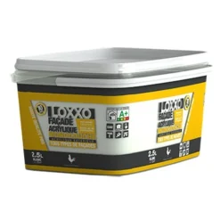 LOXXO Peinture Façade Acrylique 2,5L Blanc