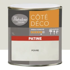Patine Théodore CÔTÉ DÉCO Poivre