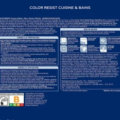 Peinture acrylique Dulux Valentine Color Resist Cuisine & Bains Terre Cendrée